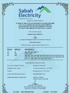 Perakuan Pendaftaran Gred 7 Bumiputera